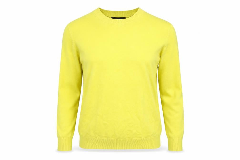 M&S Womens Yellow   Pullover Jumper Size S