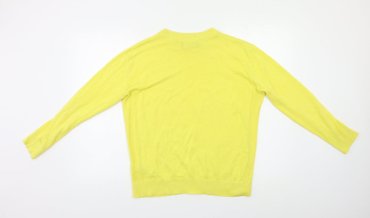 M&S Womens Yellow   Pullover Jumper Size S