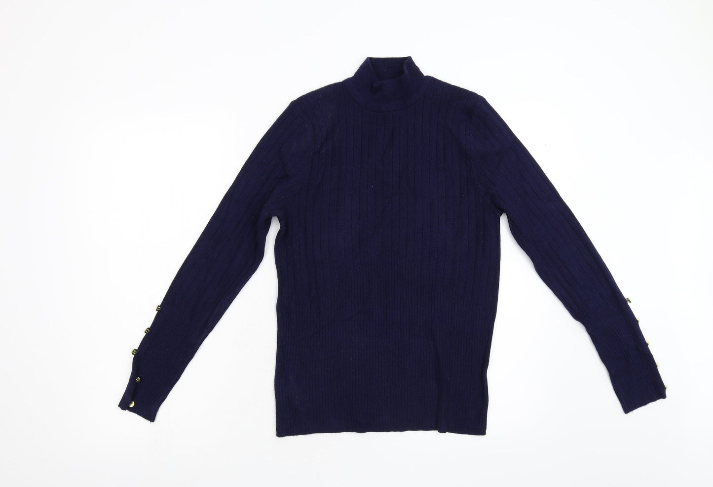 Per Una Womens Blue  Knit Pullover Jumper Size S