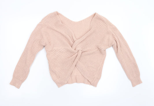 Preworn Womens Pink   Pullover Jumper Size M