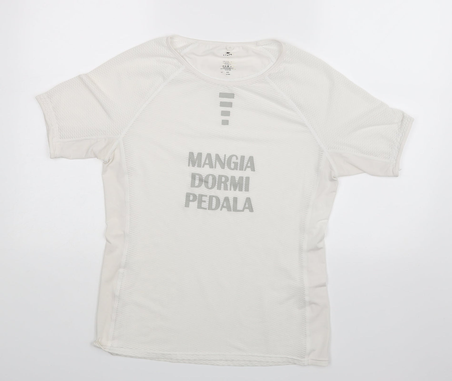 Preworn Womens White   Basic T-Shirt Size 16