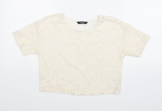 George Girls White   Basic Blouse Size 7-8 Years