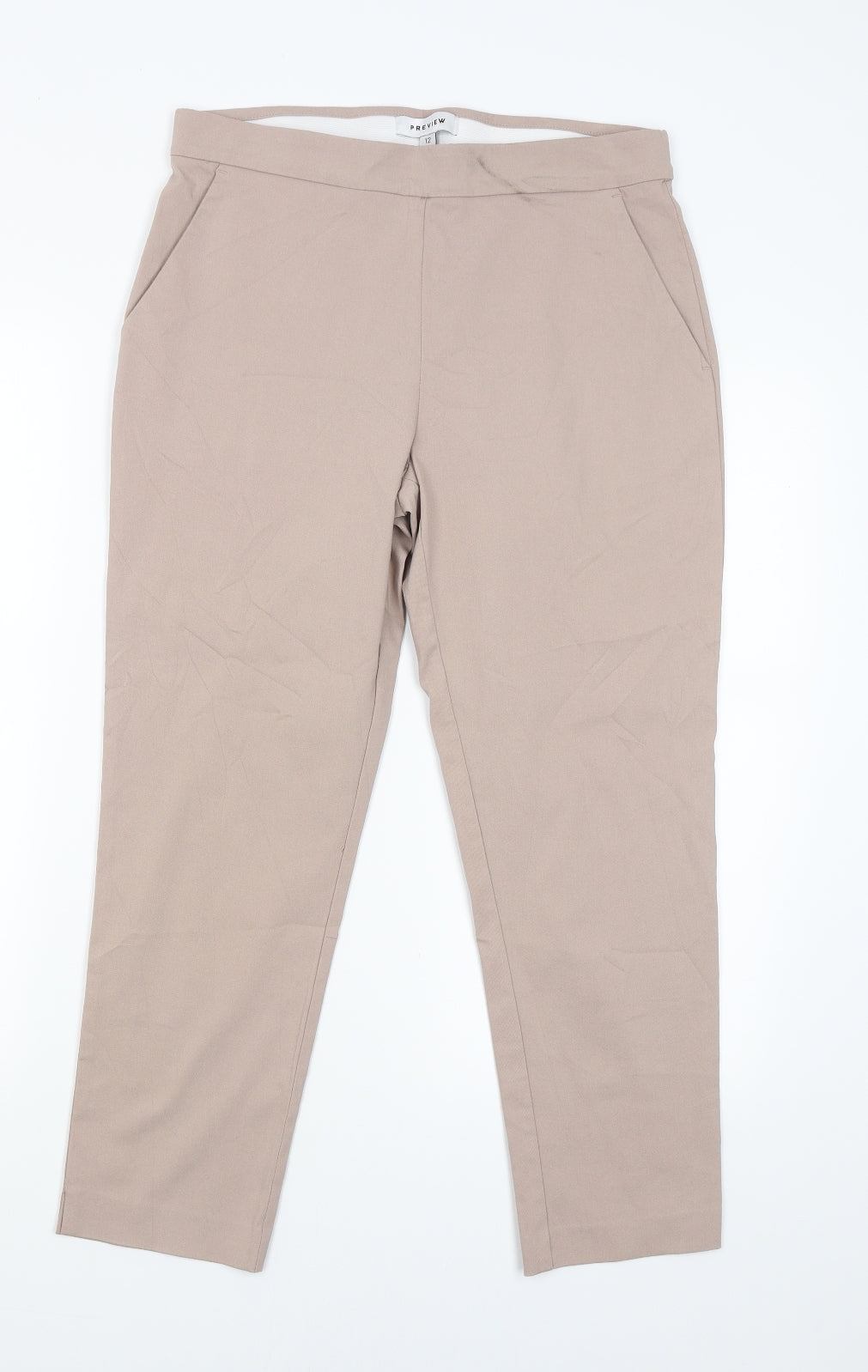 Preview Womens Beige   Jegging Trousers Size 12 L24 in