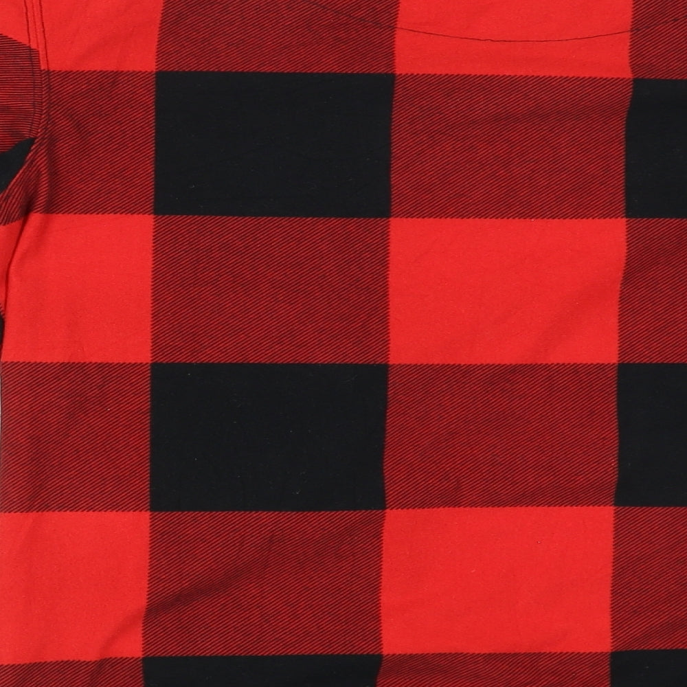 NEXT Womens Red Check  Pullover Jumper Size M  - The final sleigh