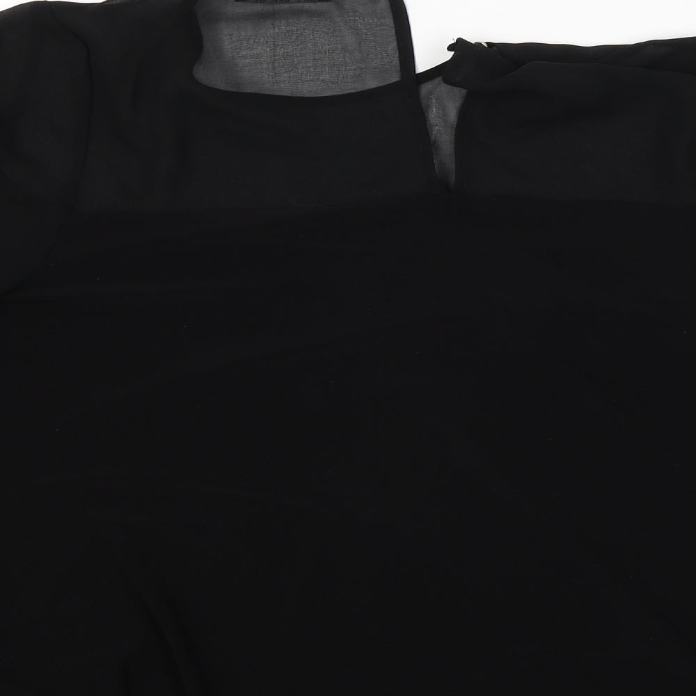 Wallis Womens Black   Basic Blouse Size 12