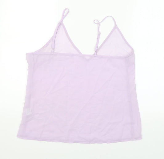 River Island Womens Purple   Camisole Blouse Size 12
