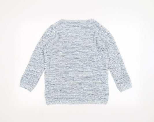 Caroll Womens Blue   Pullover Jumper Size 10