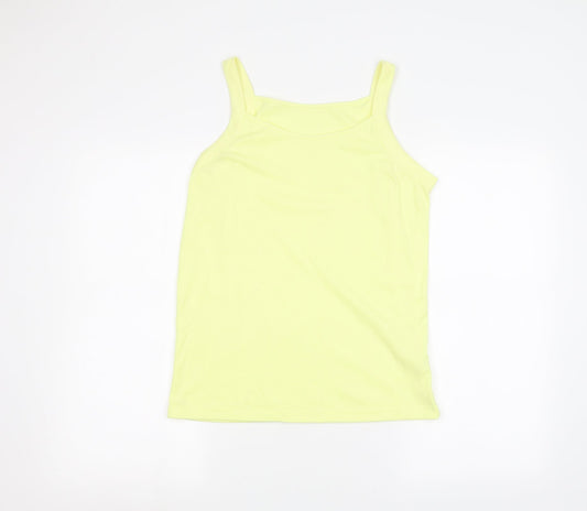 BM Womens Yellow   Basic Tank Size M