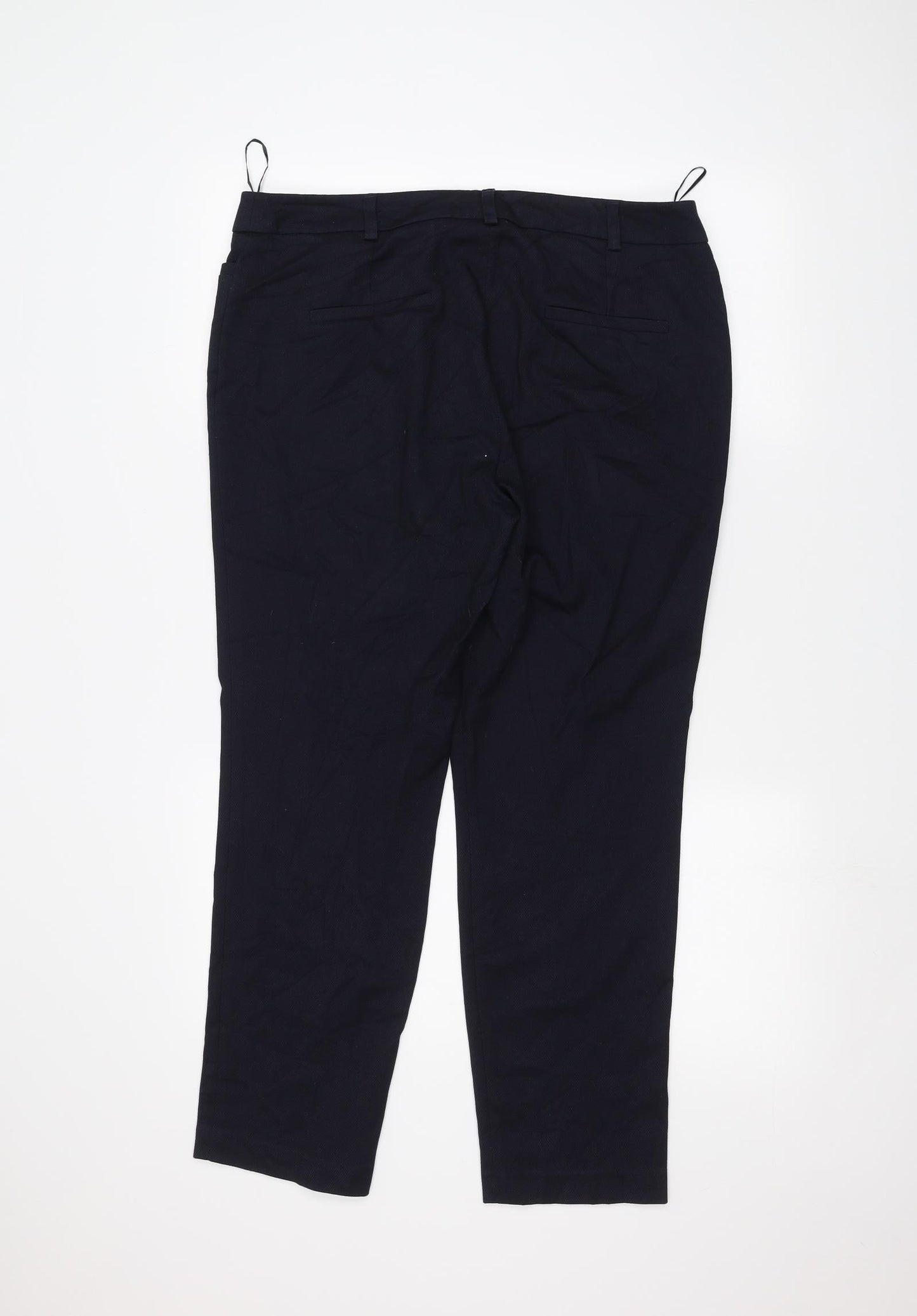 NEXT Womens Blue   Trousers  Size 14 L25 in