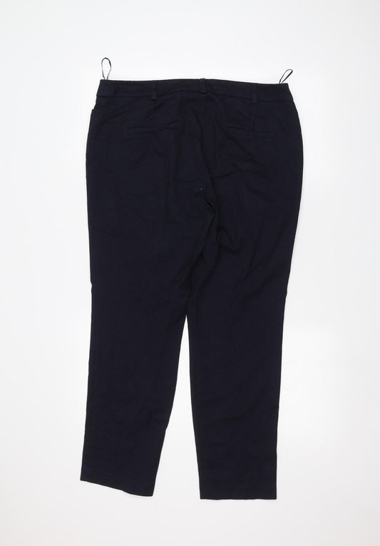 NEXT Womens Blue   Trousers  Size 14 L25 in