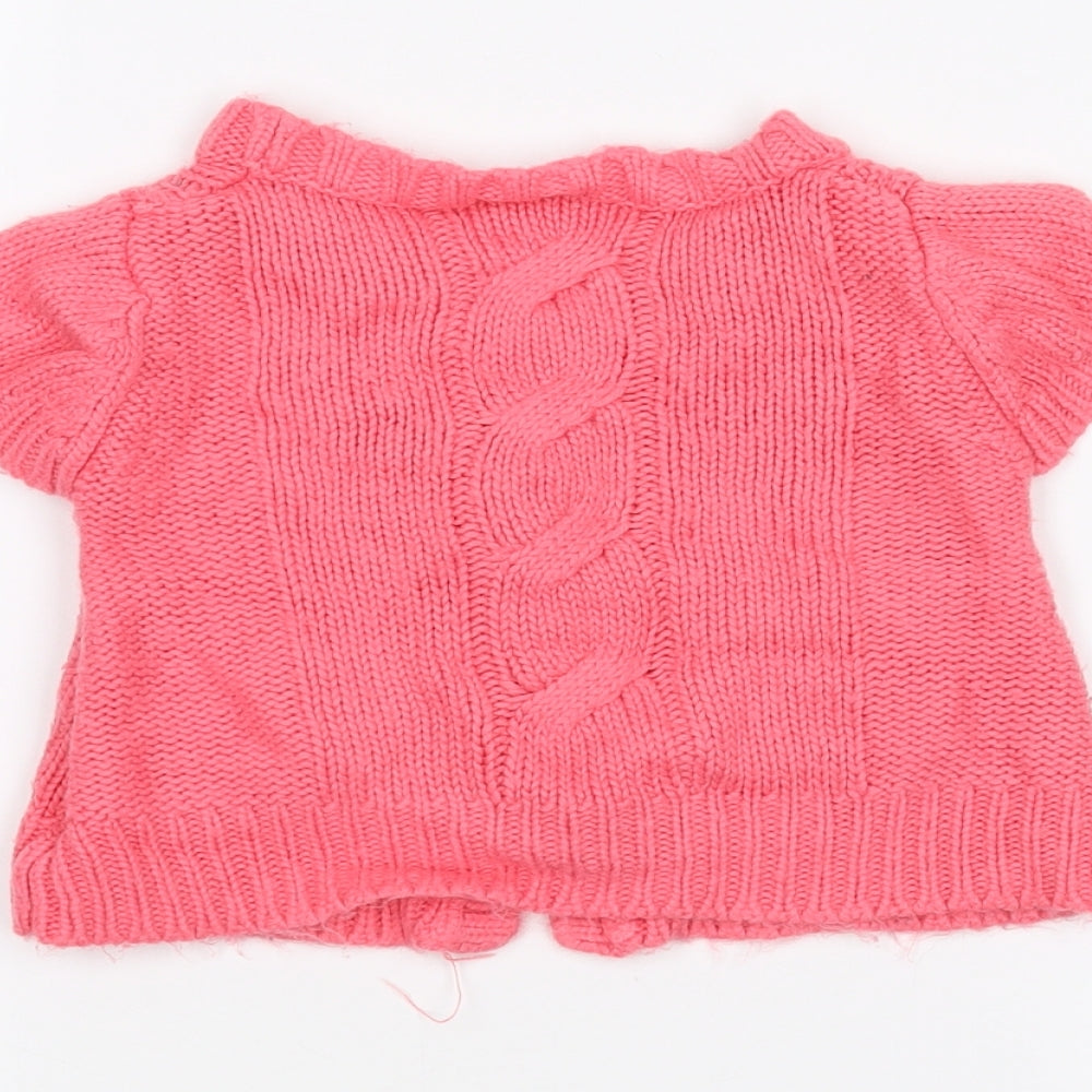 Cherokee Baby Pink   Jacket Coatigan Size 12-18 Months