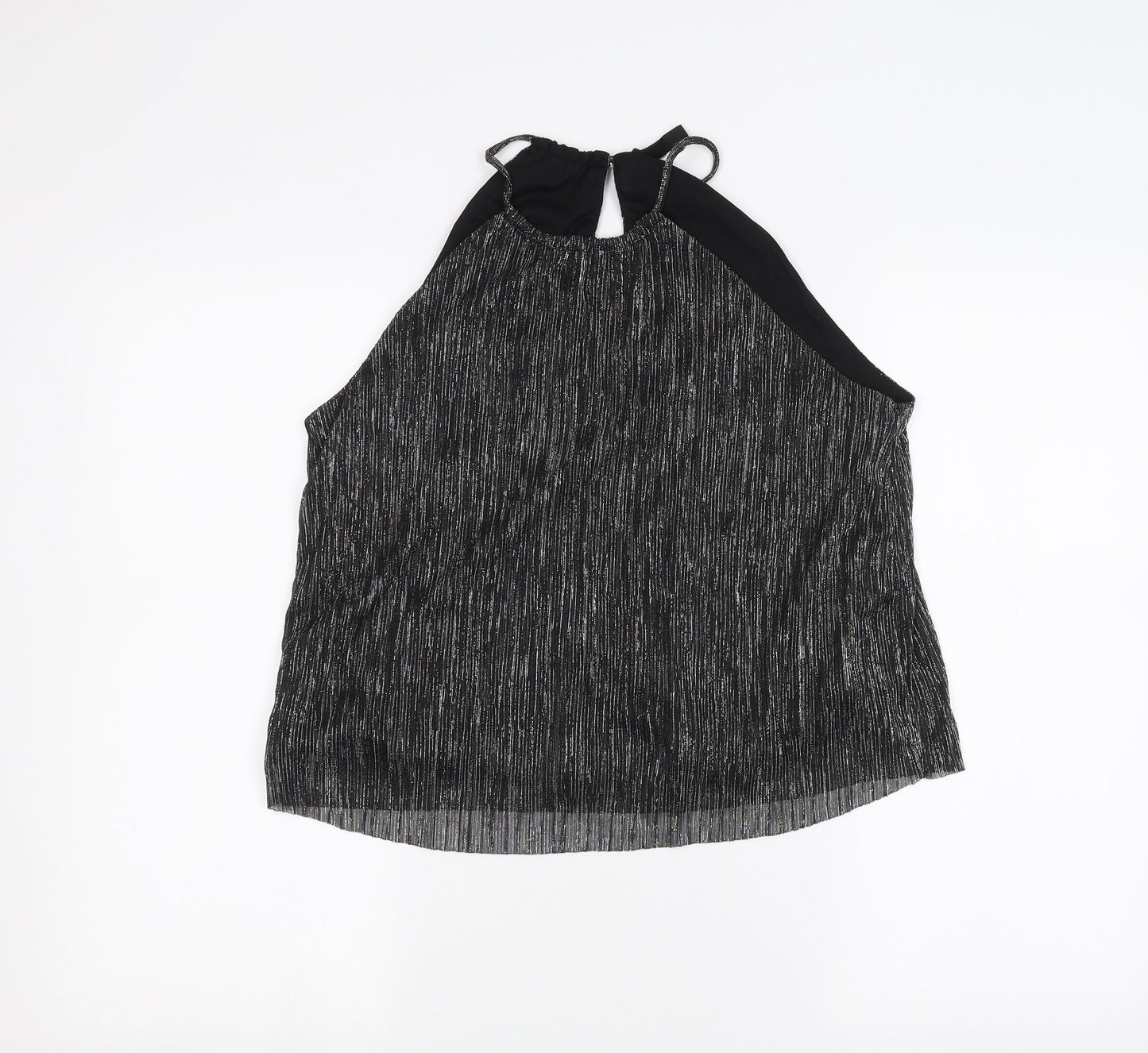 H&M Womens Black   Basic T-Shirt Size 14