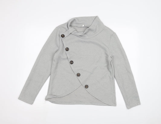 Preworn Womens Grey   Jacket Coatigan Size L