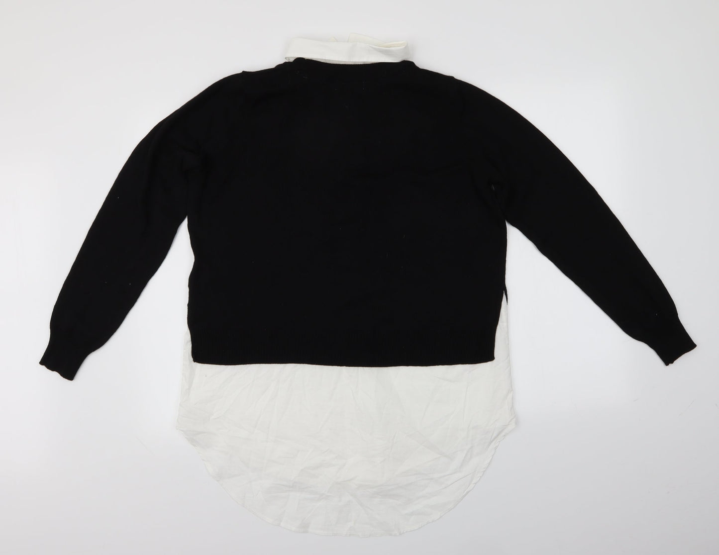 H&M Womens Black   Pullover Jumper Size M