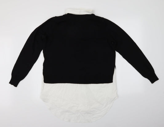 H&M Womens Black   Pullover Jumper Size M