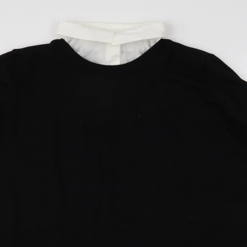 H&M Womens Black   Pullover Jumper Size M