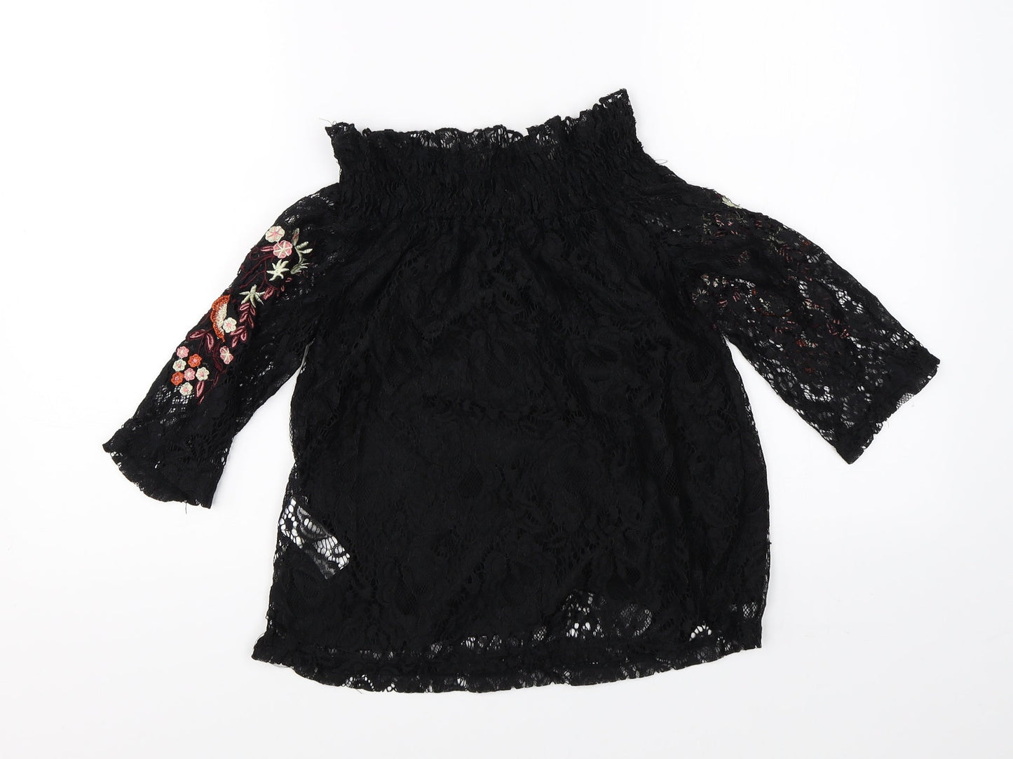 New Look Womens Black   Basic Blouse Size 8