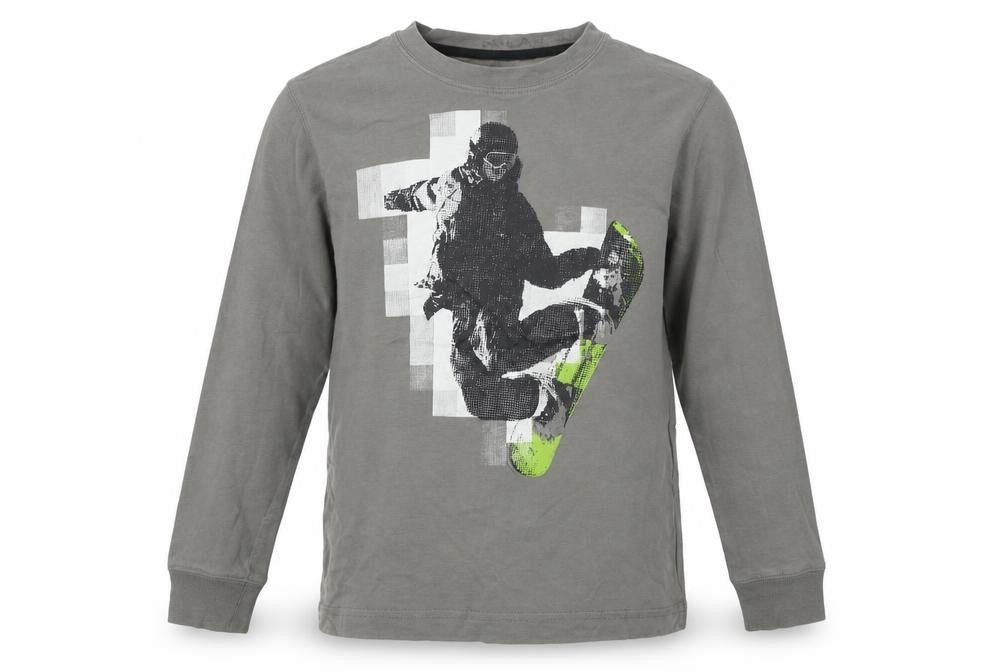 Joe Fresh Boys Grey   Basic T-Shirt Size 8 Years
