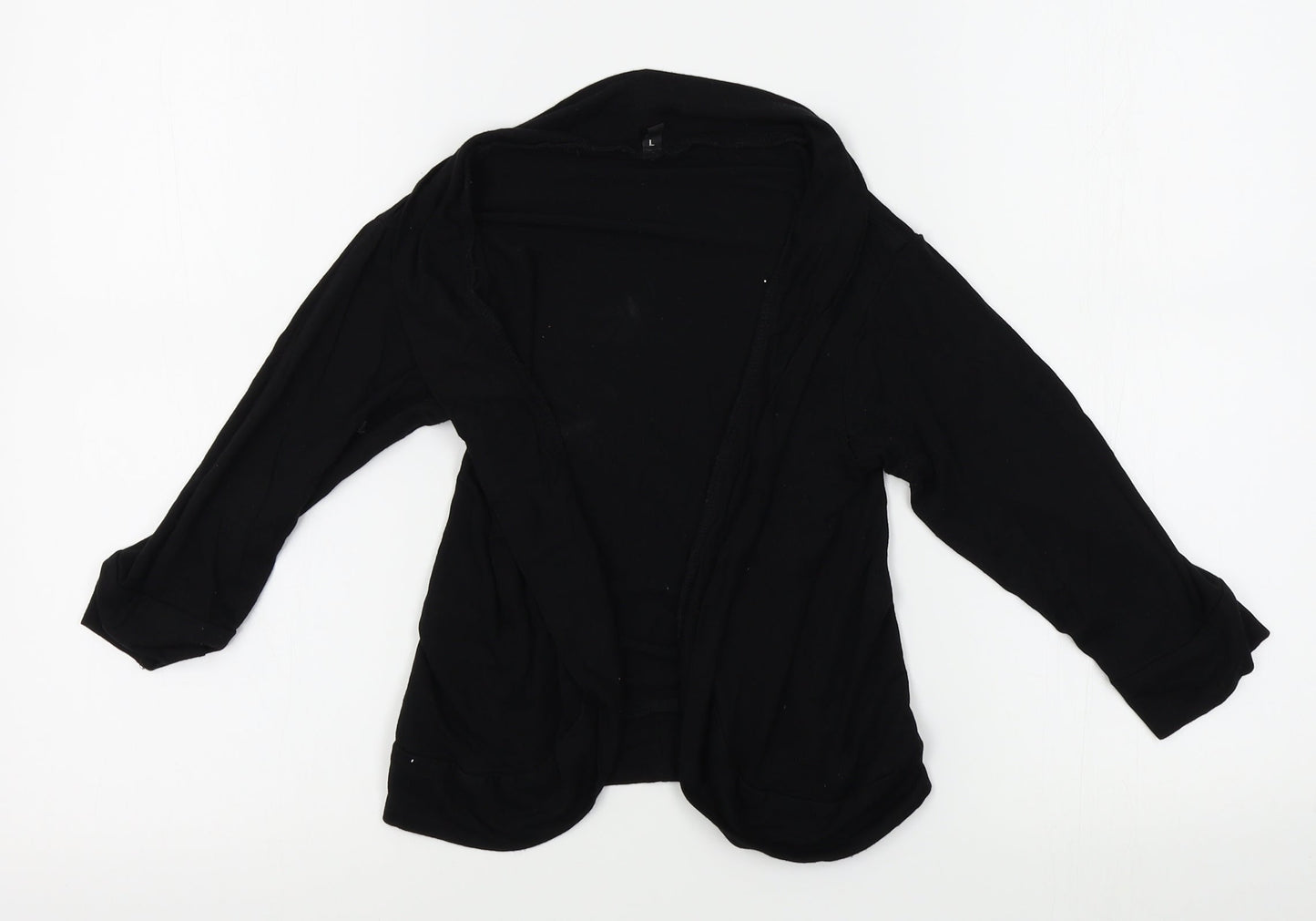 Preworn Womens Black   Cardigan Jumper Size L