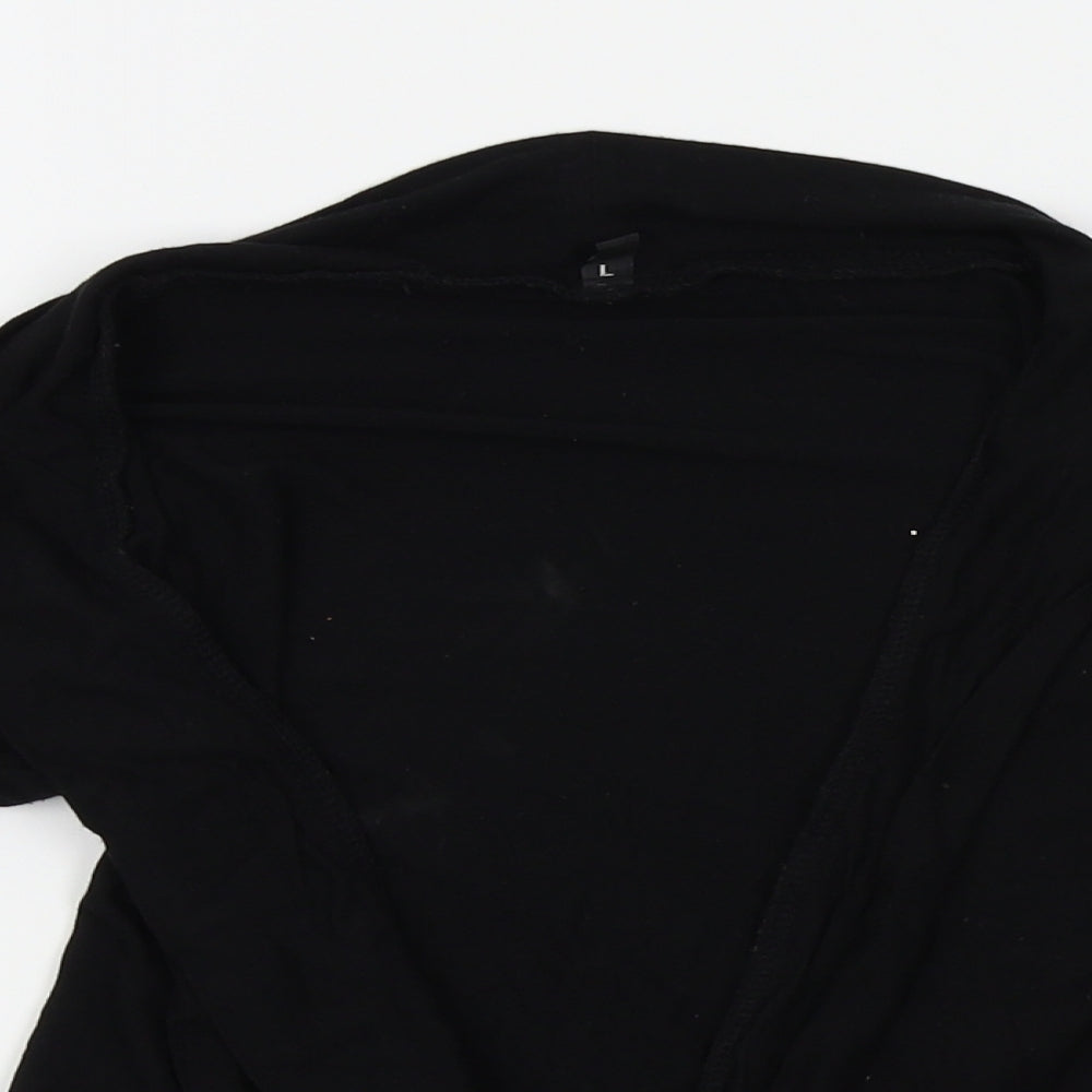 Preworn Womens Black   Cardigan Jumper Size L