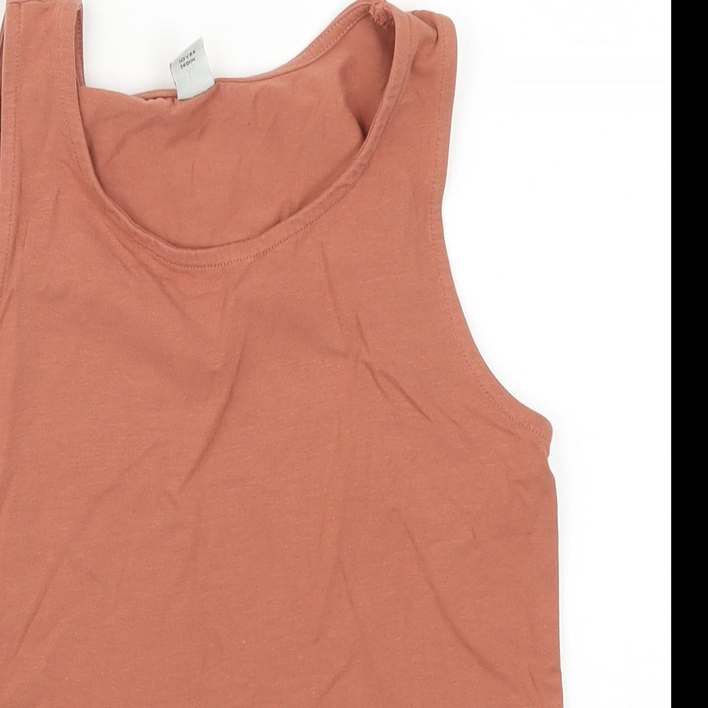 TU Girls Brown   Basic Tank Size 10 Years