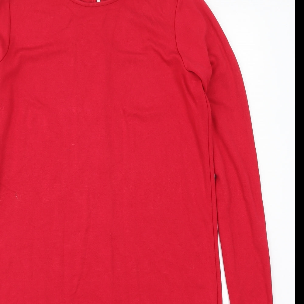 ASOS Womens Red   T-Shirt Dress  Size 8