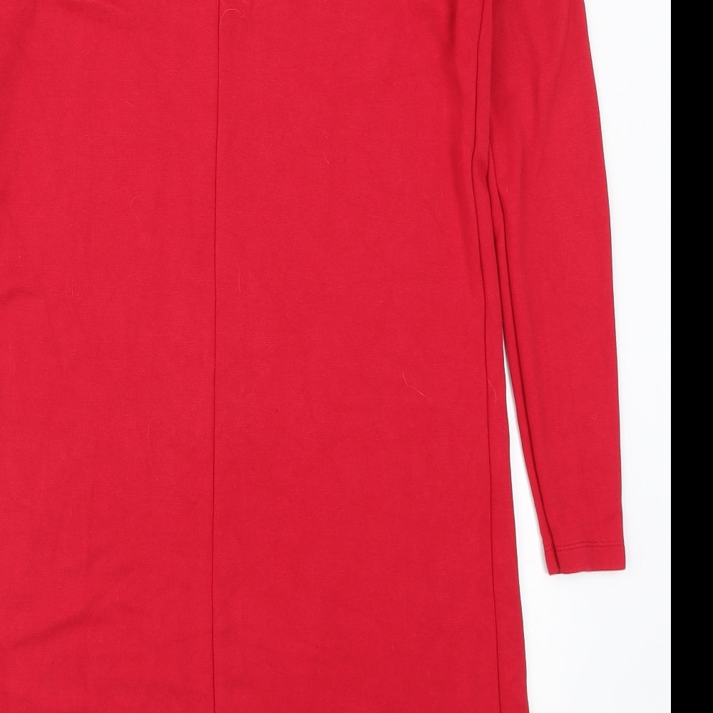 ASOS Womens Red   T-Shirt Dress  Size 8