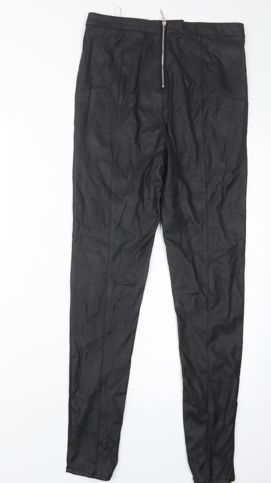 Preworn Womens Black   Trousers  Size 28 in L28 in