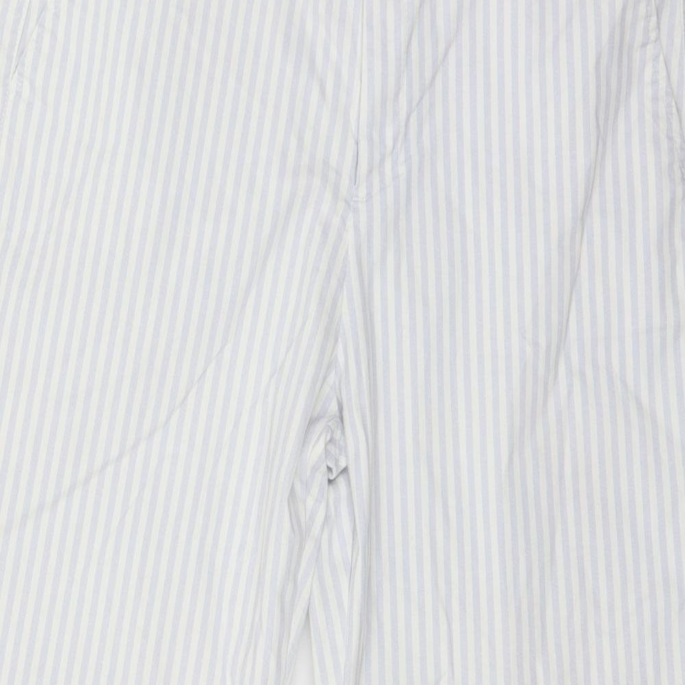 Gap Womens Blue Striped  Trousers  Size 12 L25 in