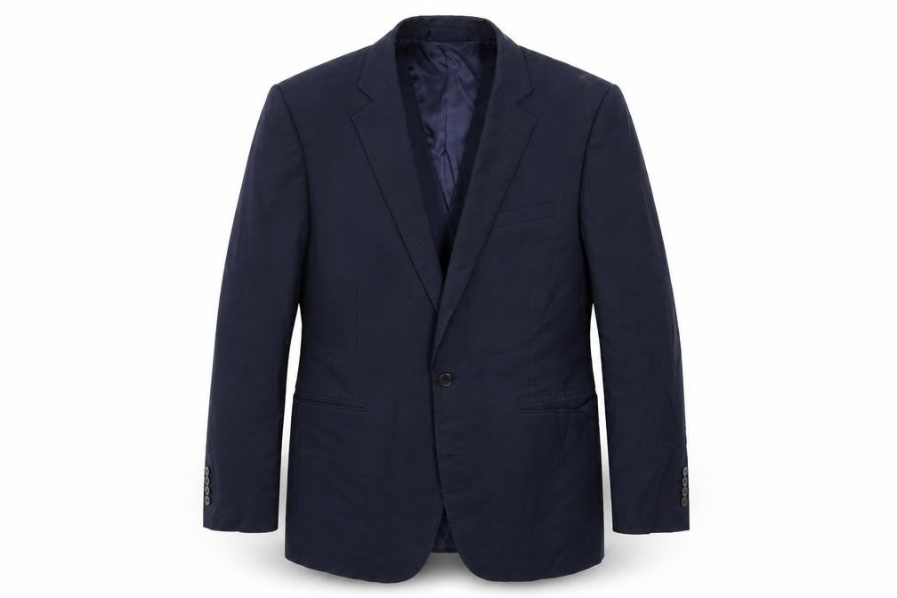 Preworn Mens Blue   Jacket Suit Jacket Size 42