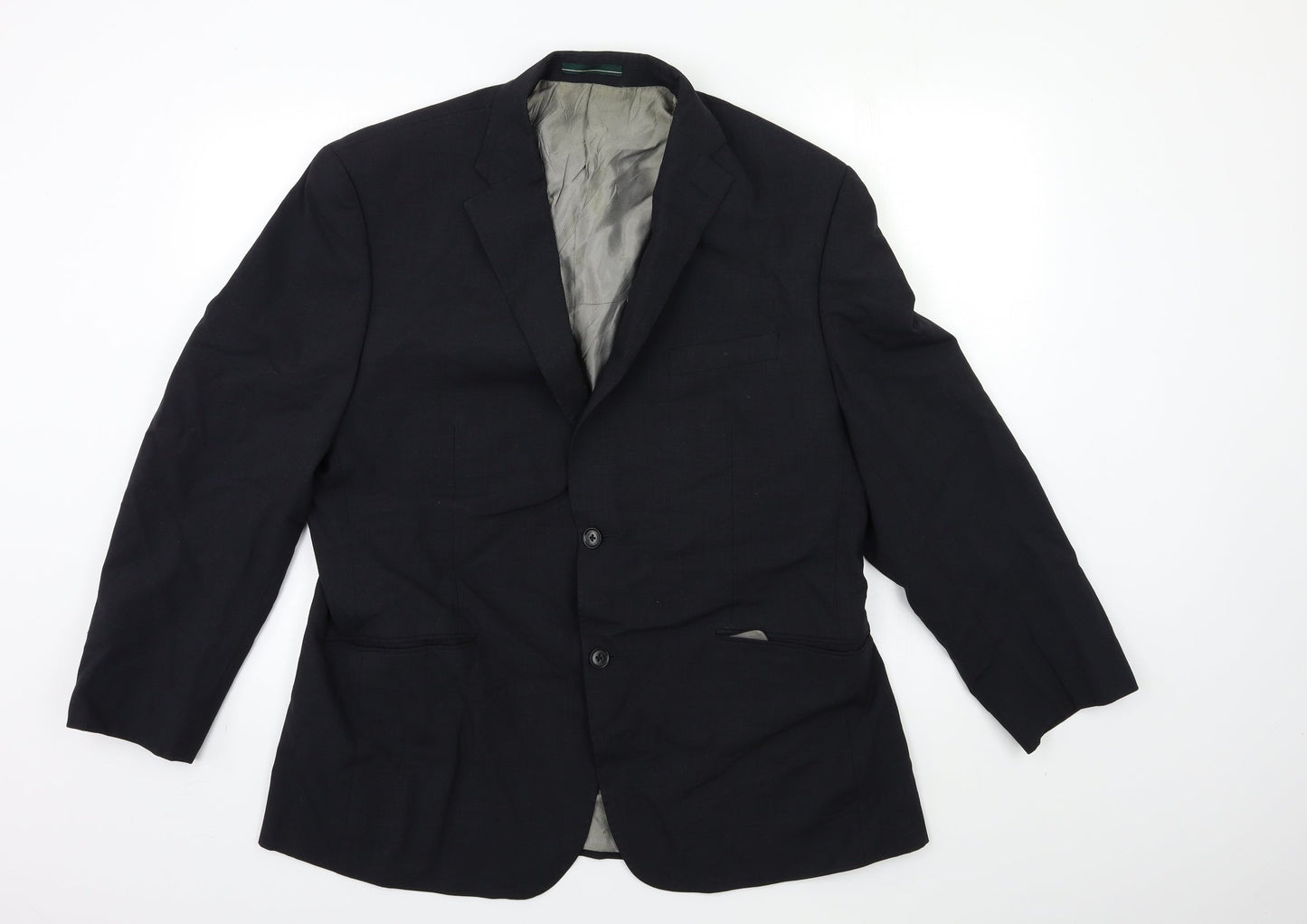 GREENWOOD Mens Blue   Jacket Suit Jacket Size 42