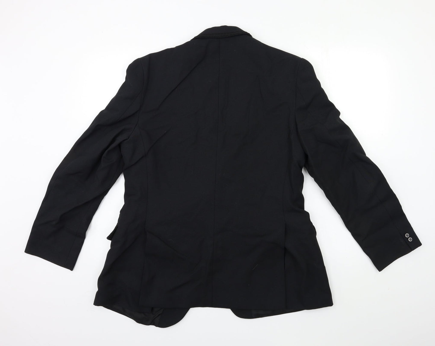 Preworn Mens Black   Jacket Suit Jacket Size 40