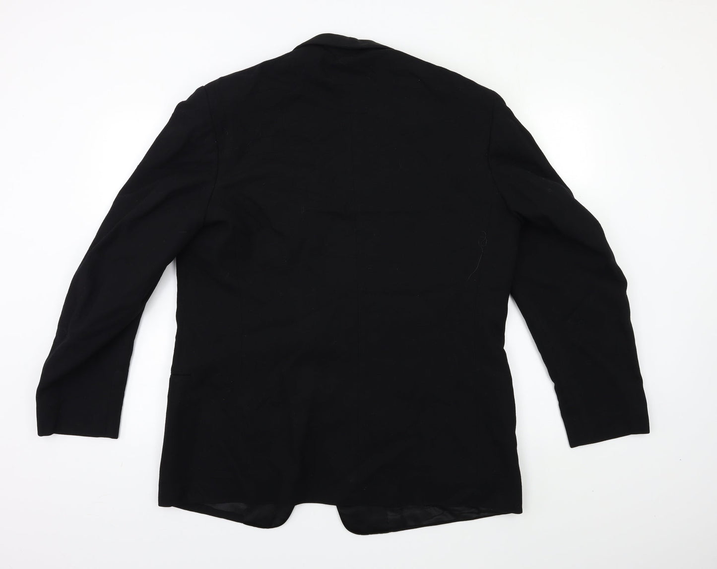 Preworn Mens Black   Jacket Suit Jacket Size 42