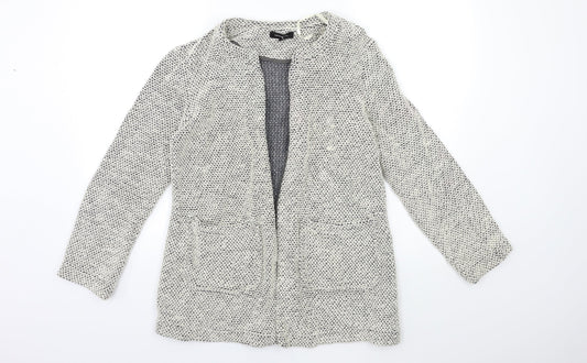 New Look Womens Grey   Jacket Blazer Size 10