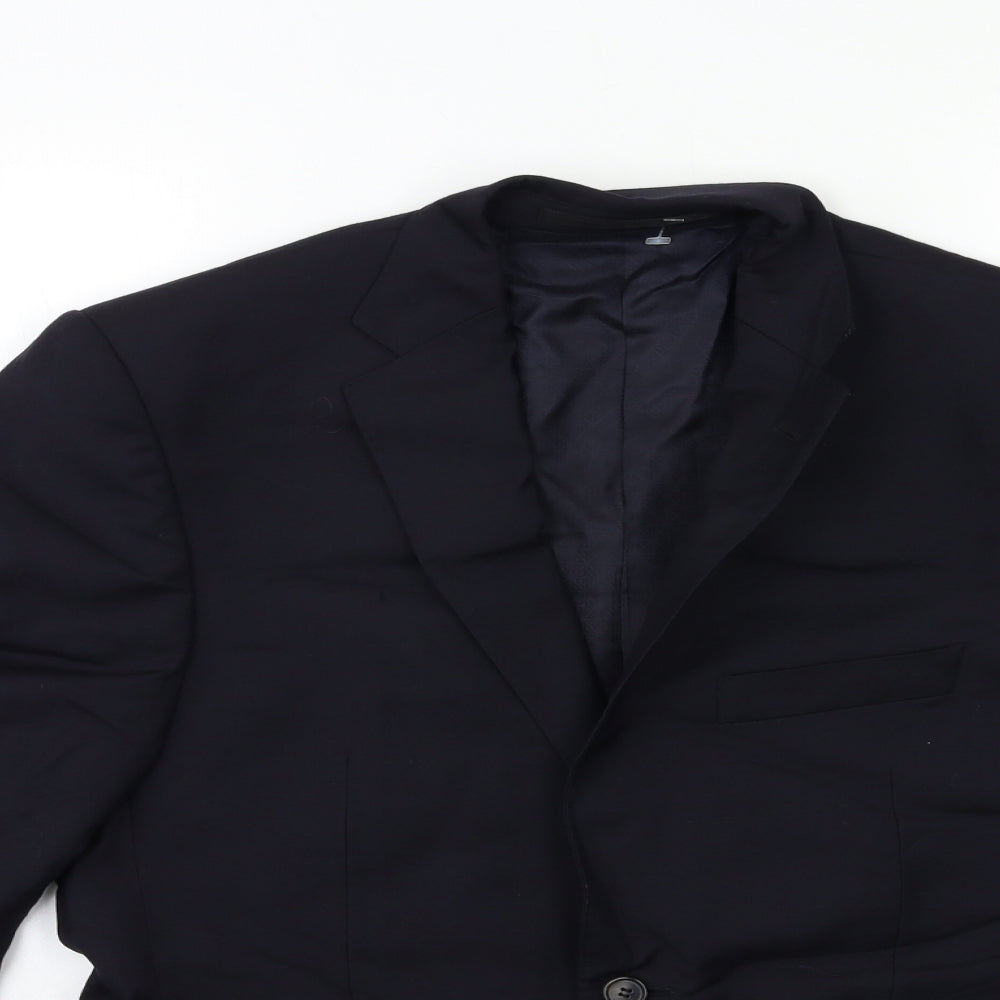 Marks and Spencer Mens Blue   Jacket Suit Jacket Size 38