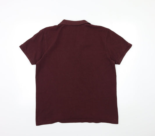 Preworn Mens Brown    Polo Size L