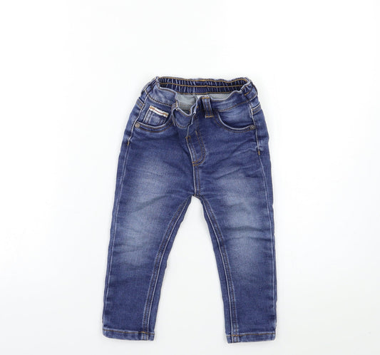 George Baby Blue  Denim Snow Pants Jeans Size 12 Months