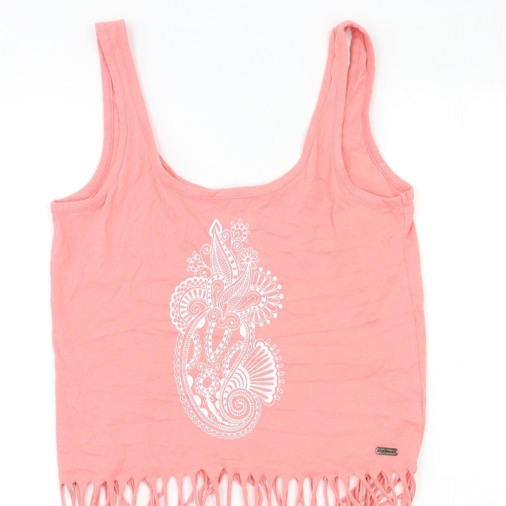 Lee Cooper Womens Pink   Basic Tank Size 10