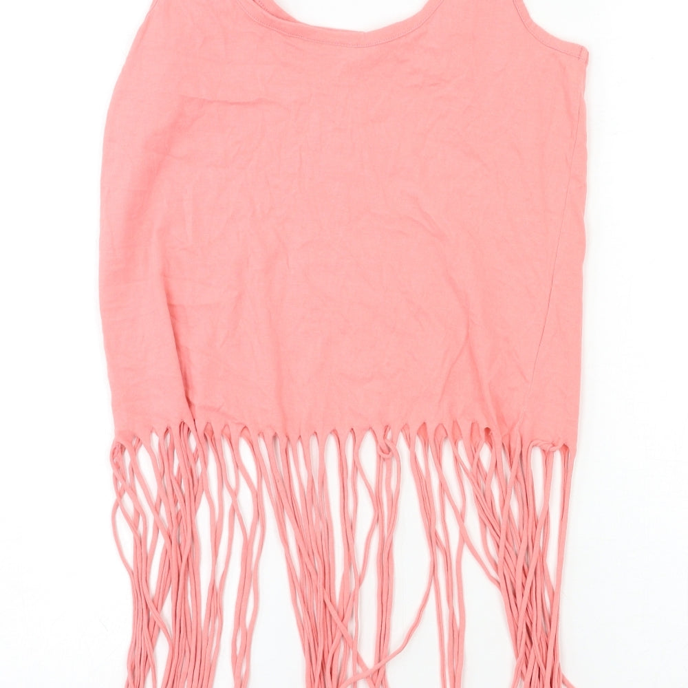 Lee Cooper Womens Pink   Basic Tank Size 10