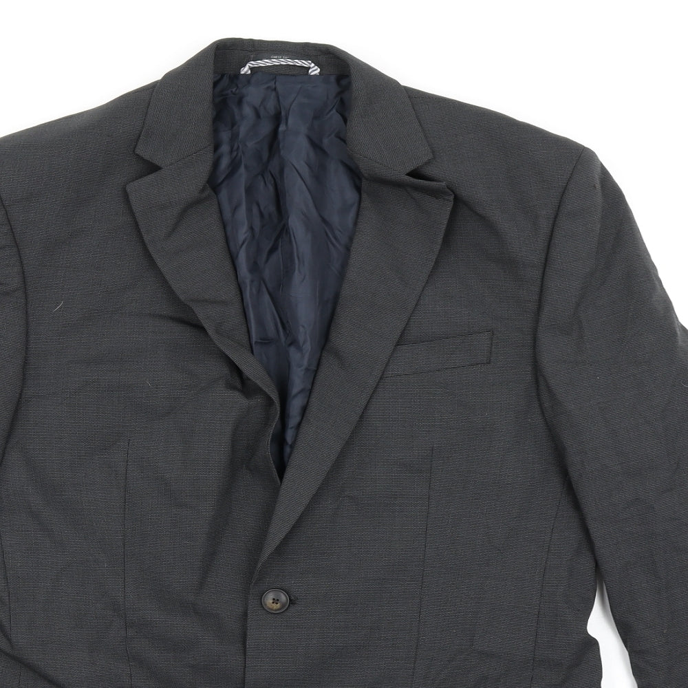 M&S Collection Mens Black   Jacket Blazer Size 40
