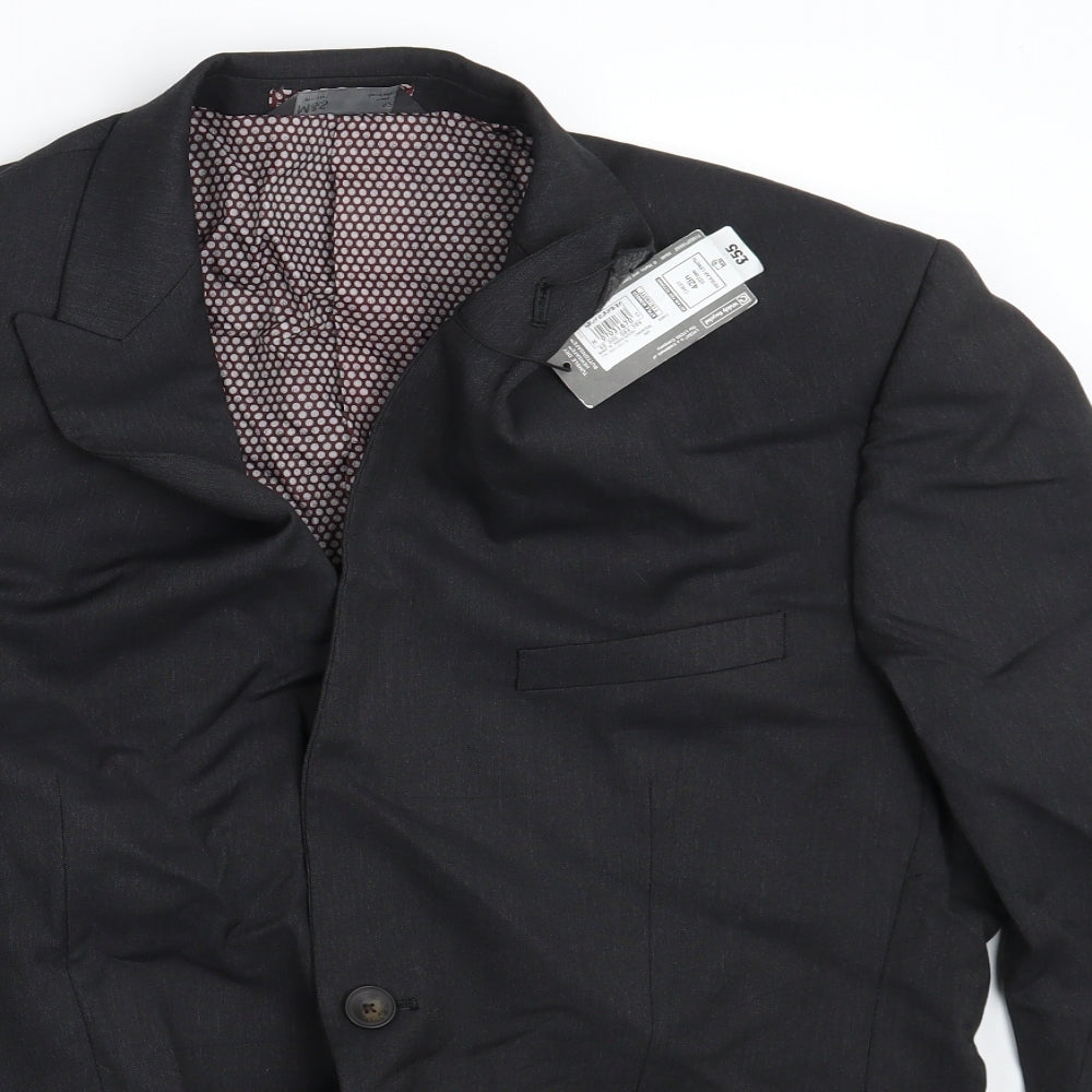 M&S Mens Grey   Jacket Suit Jacket Size XL
