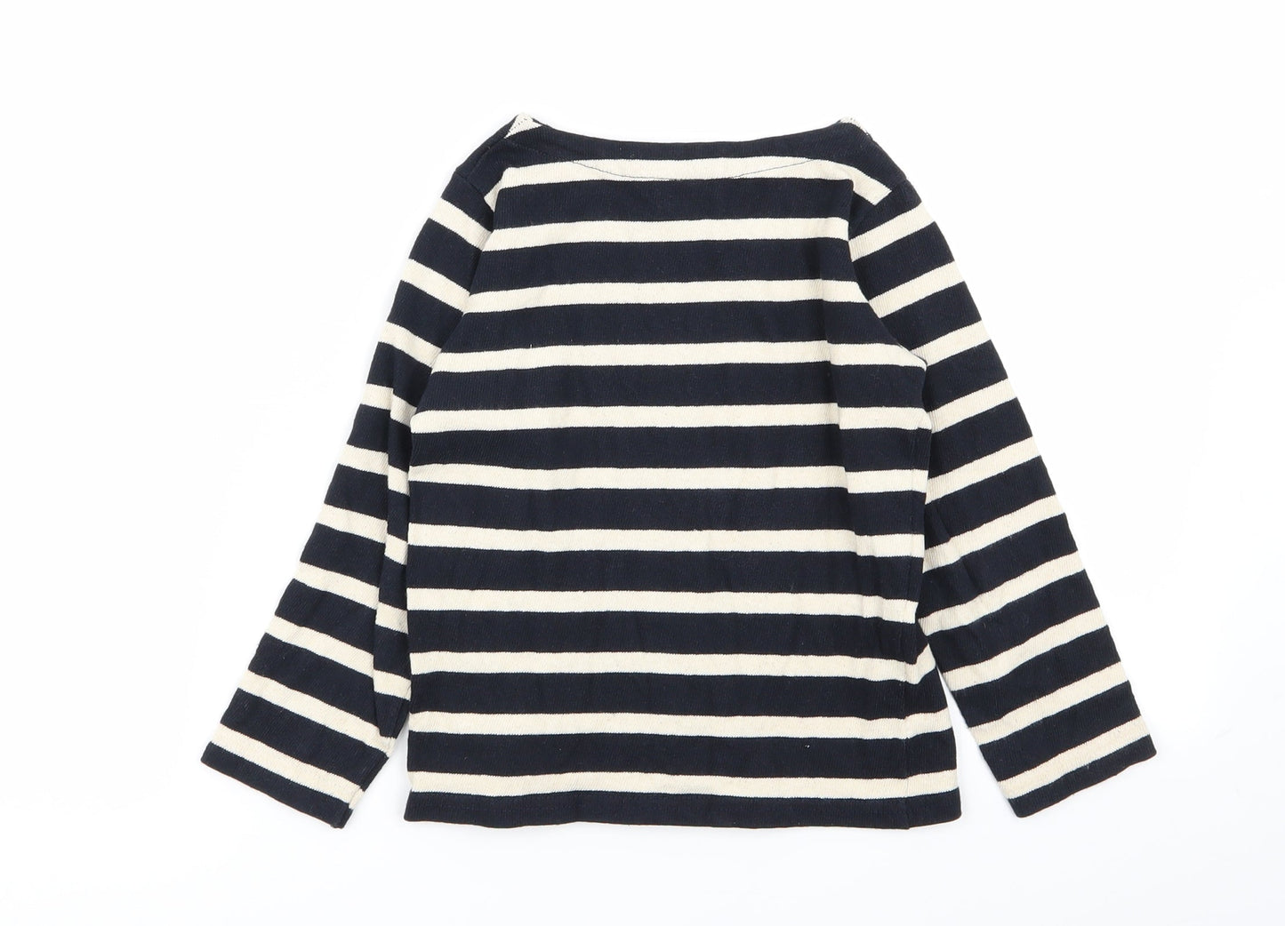 pacia mania Boys Multicoloured Striped  Basic T-Shirt Size M