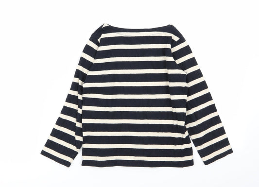 pacia mania Boys Multicoloured Striped  Basic T-Shirt Size M