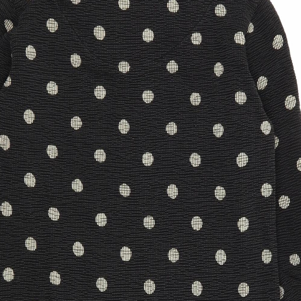 Zara Womens Black Polka Dot  Jumper Dress  Size M
