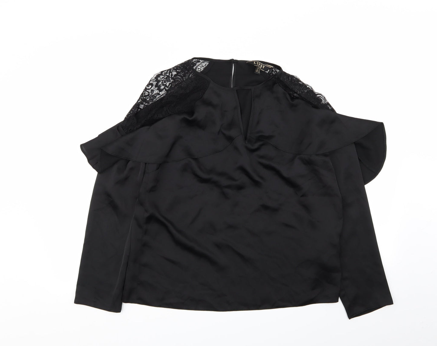 Lipsy London  Womens Black   Basic Blouse Size 12
