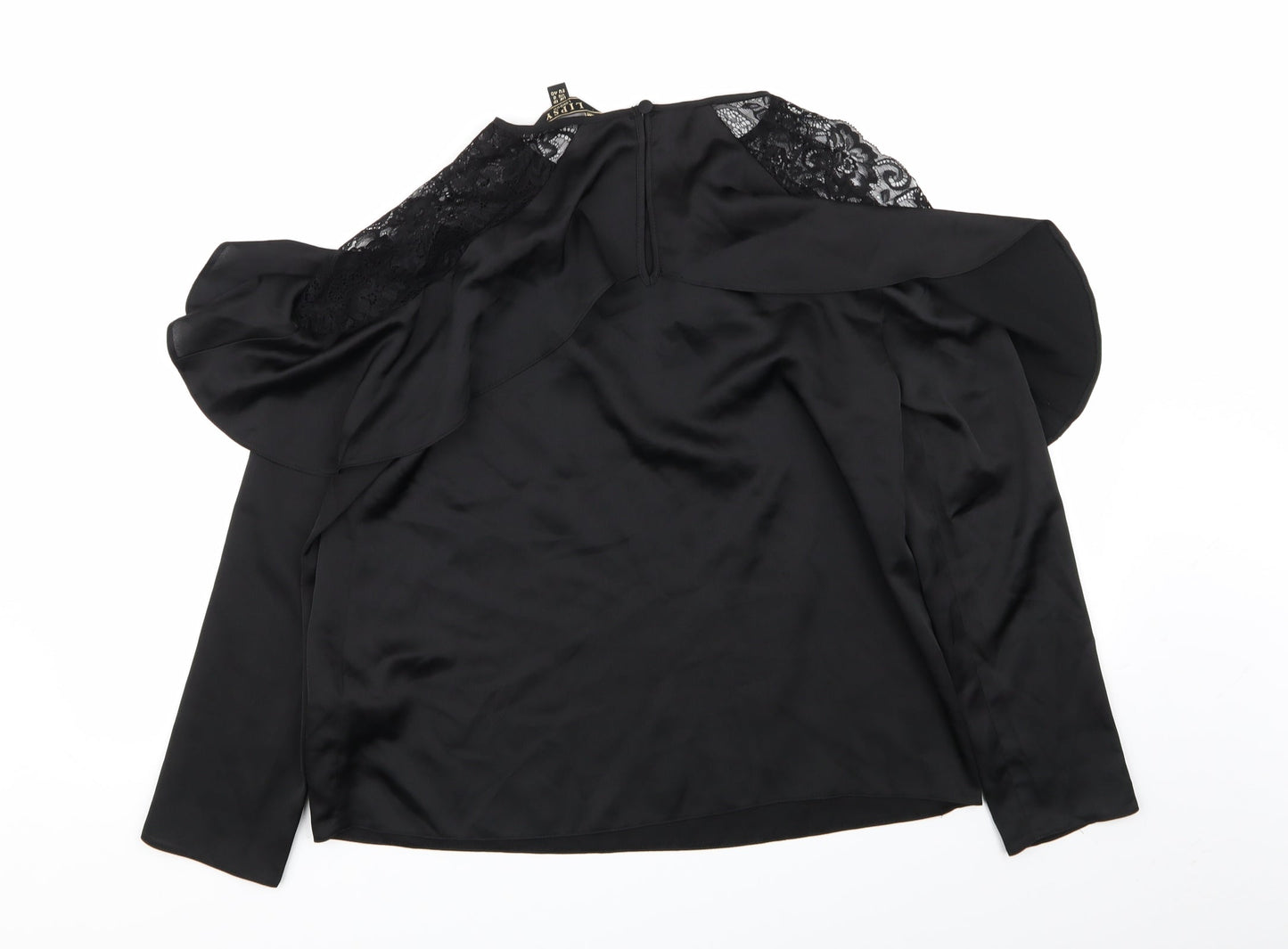 Lipsy London  Womens Black   Basic Blouse Size 12