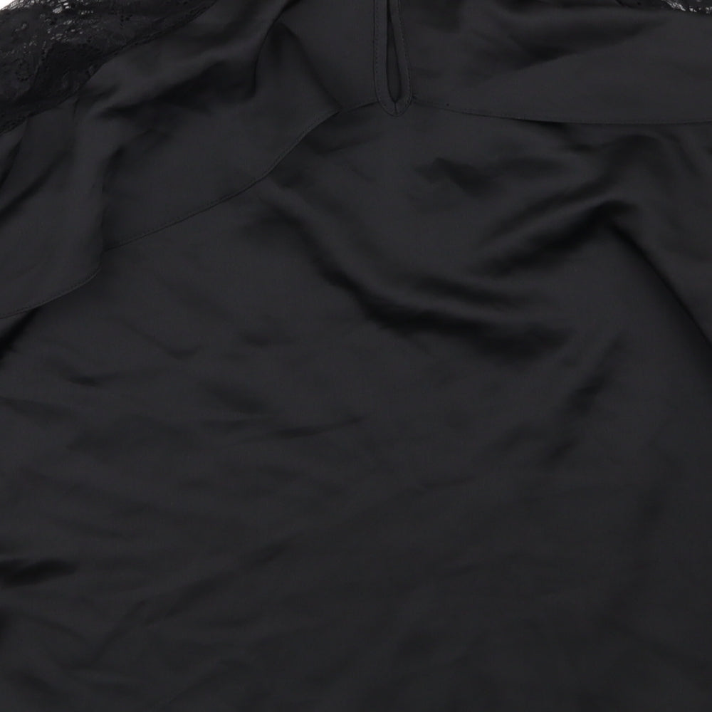 Lipsy London  Womens Black   Basic Blouse Size 12