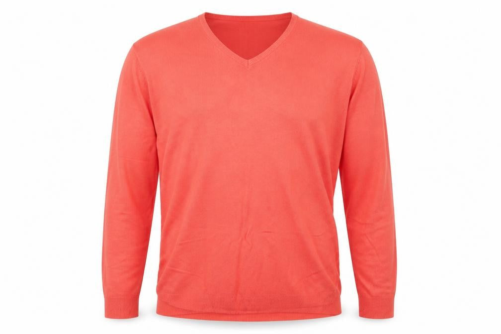 M&S Mens Red   Pullover Jumper Size XL