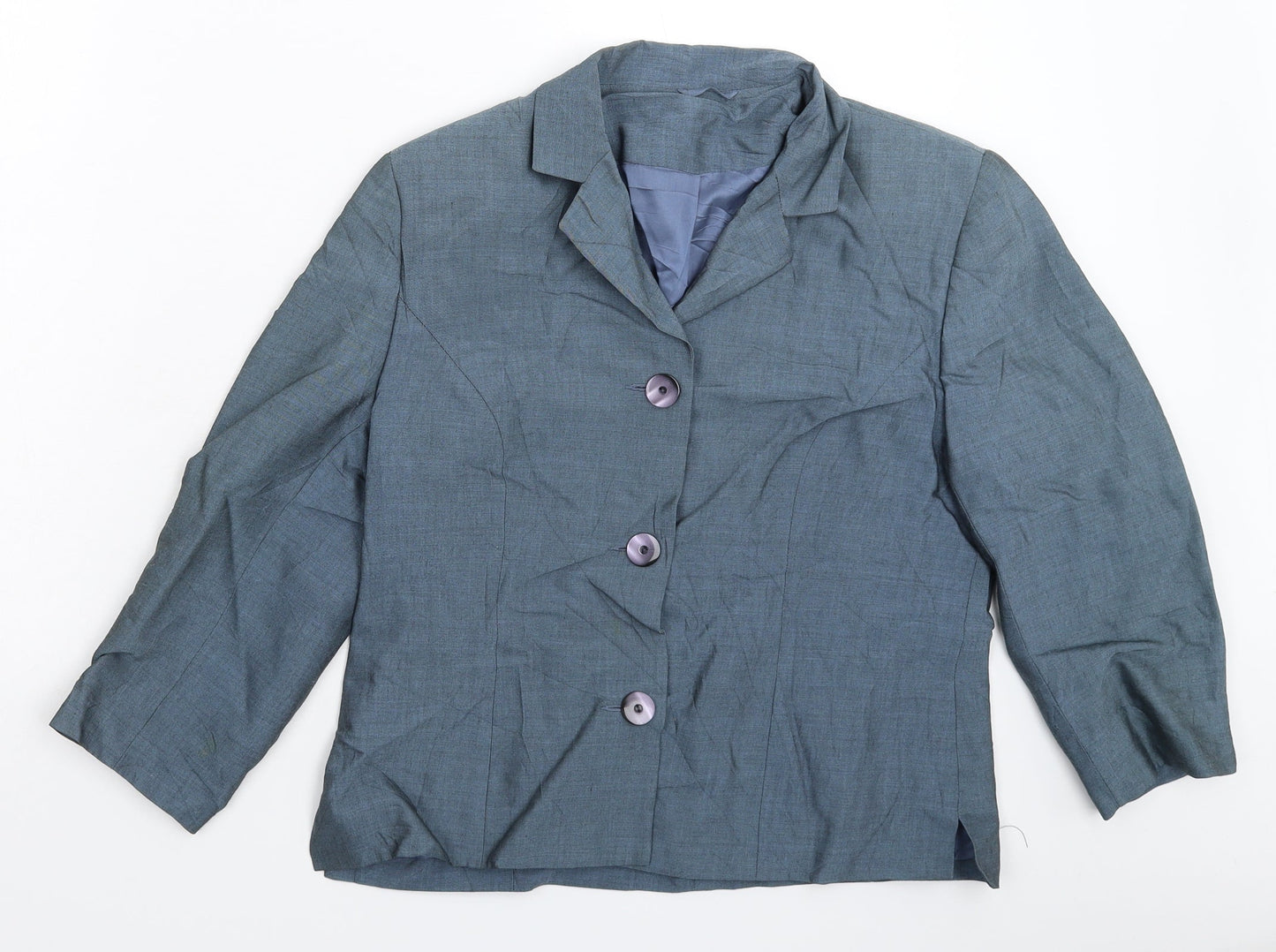 Hamells Womens Blue   Jacket Suit Jacket Size 12