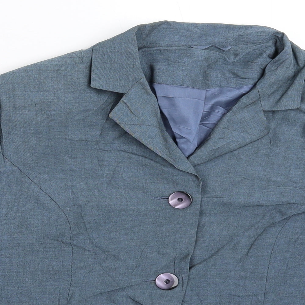 Hamells Womens Blue   Jacket Suit Jacket Size 12